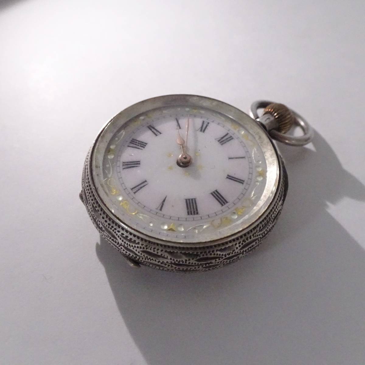 1918年 ロレックス懐中時計のムーブメント使用 カスタム時計