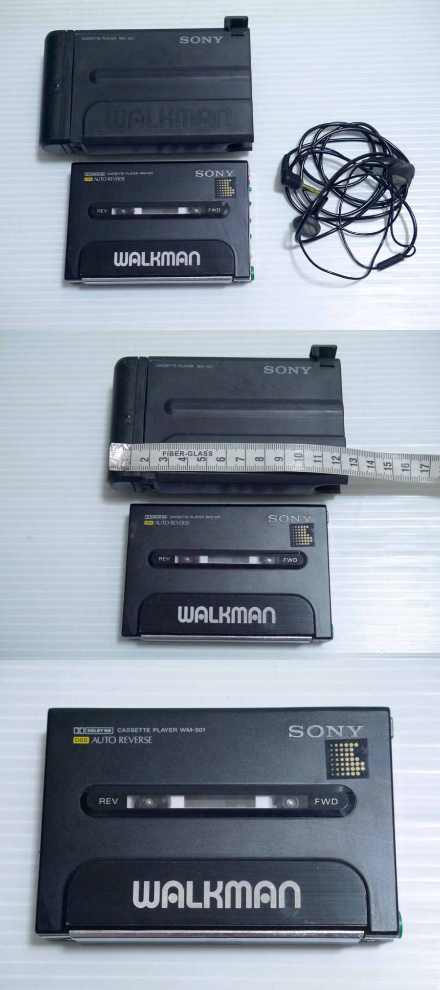 64.SONY WALKMAN WM-501 カセット プレーヤー ウォークマン