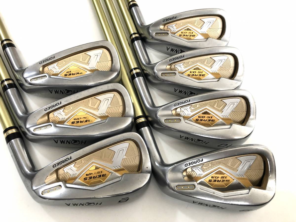 HONMA ホンマ BERES IS-03 星2 メンズ アイアンセット ゴルフ 美品】 ホンマ ベレス IS-03 星2 アイアンセット 9本 【レフティ